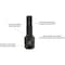 Dynamic Tools 1/2" Drive SAE Hex Head, 1/4", Bit Impact Socket D014608 - alternate 2
